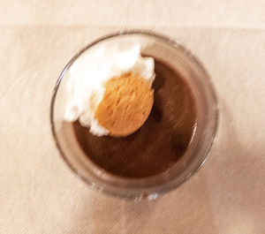 Blurred dessert