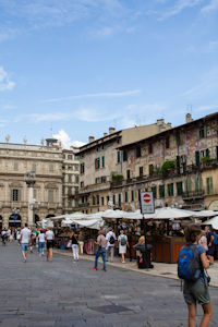 Panorama of Piazza Delle Erbe