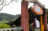 Entrance to Cameron Valley tea plantation shop, Cameron Highlands