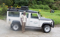 Cameron Highlands guide Sivam and our vehicle