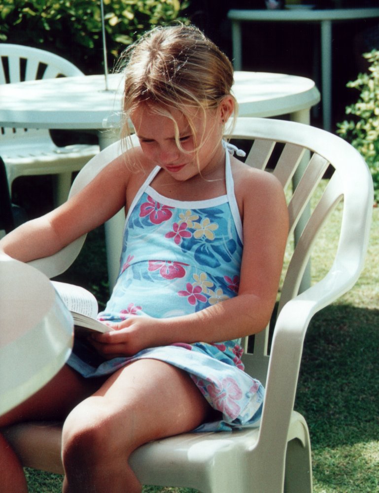 Rose studying