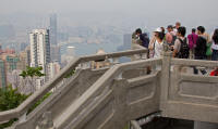 Sightseers at Victoria Peak