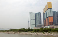 Sai Van bridge, Macau Tower, ??? and MGM Grand