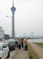 Macau Tower and Sai Van bridge