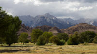 Mt Whitney, in the eastern Sierra Nevada, from near Lone Pine