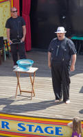 Magic act on Pier 39