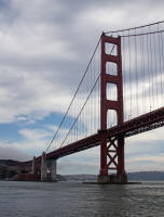 Southern end of the Golden Gate Bridge