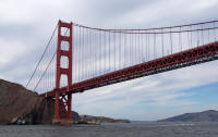 Northern end of the Golden Gate Bridge