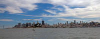 Southern end of Oakland Bay Bridge and downtown