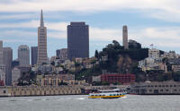 Transamerica pyramid and Coit Tower