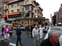 Disembarking from the cable car at Grant