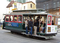 Cable car near the cable car museum