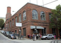Exterior of the cable car museum