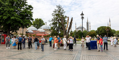 The tour group