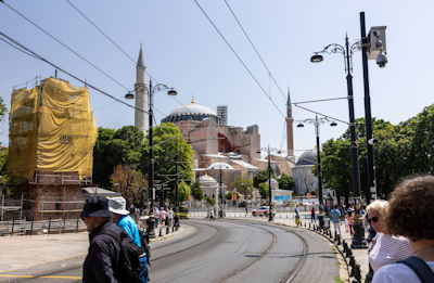 The Hagia Sophia from Divan Yolu Cad