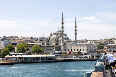 The New Mosque (Yeni Cami) from the Galata Bridge