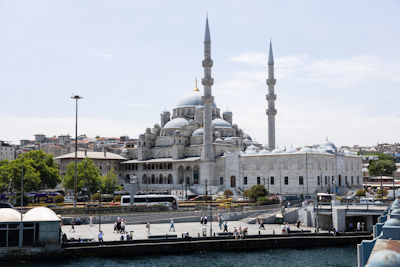 The New Mosque (Yeni Cami) from the Galata Bridge