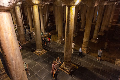 Inside the Basilica Cistern (Yerebatan Sarnıcı)