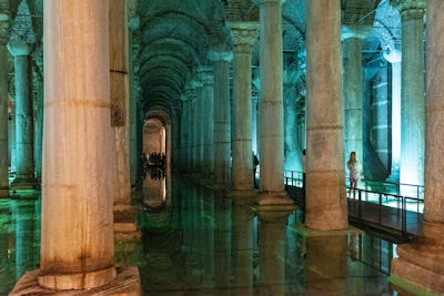 Inside the Basilica Cistern (Yerebatan Sarnıcı)