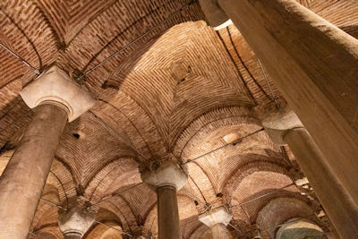 The ceiling of the Basilica Cistern