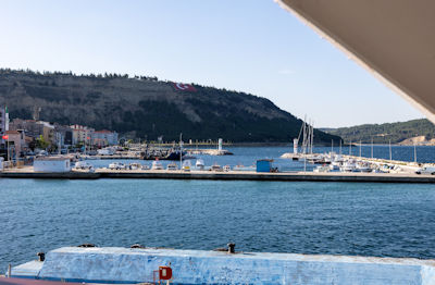 Leaving Eceabat harbour