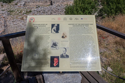 Information about the discovery & excavation of Troy