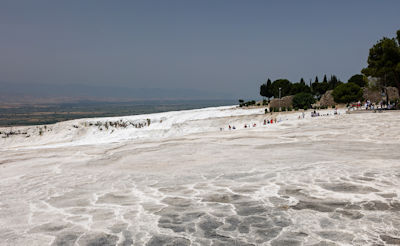 Travertine terrace at Pamukkale