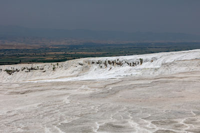 Travertine terrace at Pamukkale