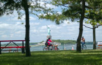 Usual mode of transport on Governor’s Island
