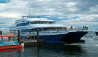 The ferry at MacMillan pier