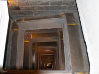 Looking down the ramps from the top of the Pilgrim Monument